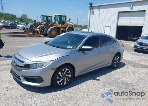 2016 Honda Civic Ex z USA, uszkodzony, nr VIN 2HGFC2F7XGH509828